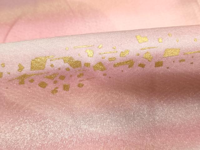 平和屋着物■訪問着 霞文 暈し染め 金彩 正絹 逸品 DABB8962cd