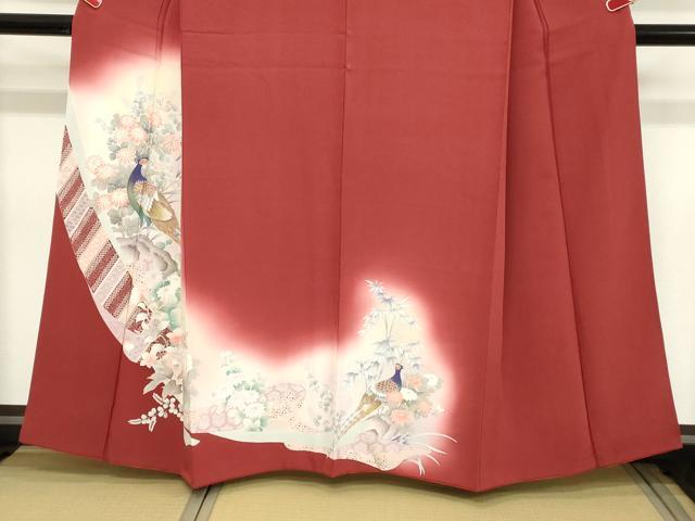 平和屋着物■訪問着 雉 暈し染め 正絹 逸品 DABB8948cd