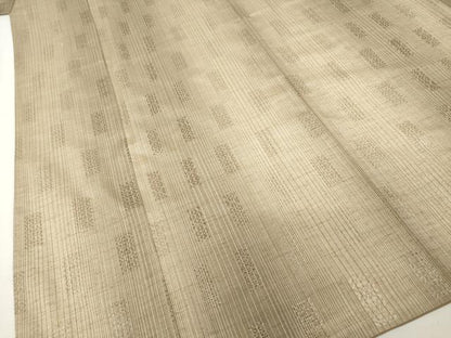 平和屋着物●博多織 黒田紬 短冊文 正絹 逸品 AABF8221ck