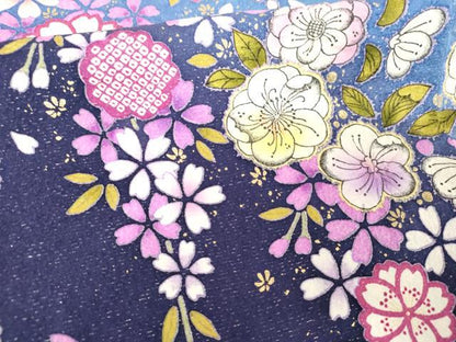 平和屋着物●豪華振袖・長襦袢(無双仕立て)セット　辻が花　草花文　暈し染め　金彩　銀通し地　半衿刺繍　正絹　逸品　AABF6634cs