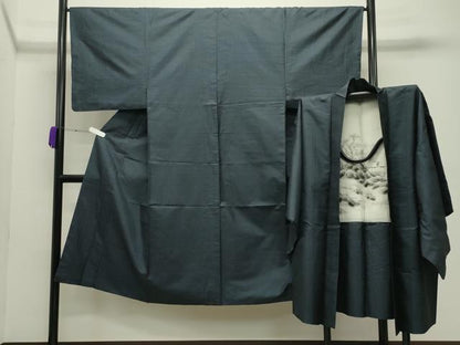 平和屋着物●男性 本場大島紬 アンサンブル 西郷絣 正絹 逸品 CABC8041gh