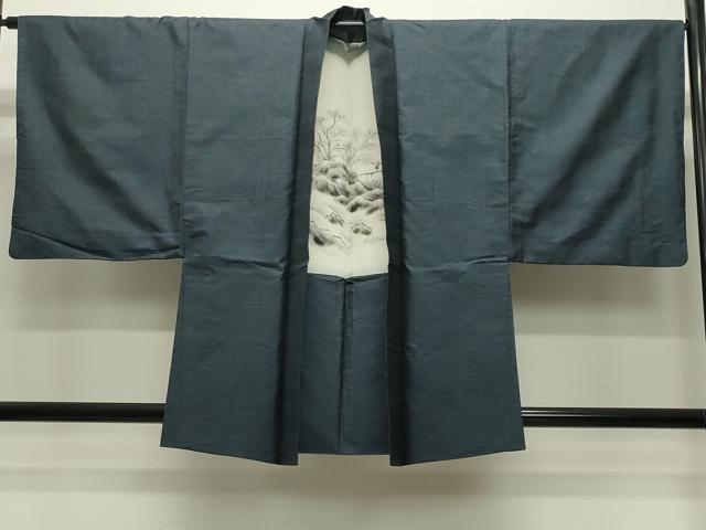 平和屋着物●男性 本場大島紬 アンサンブル 西郷絣 正絹 逸品 CABC8041gh