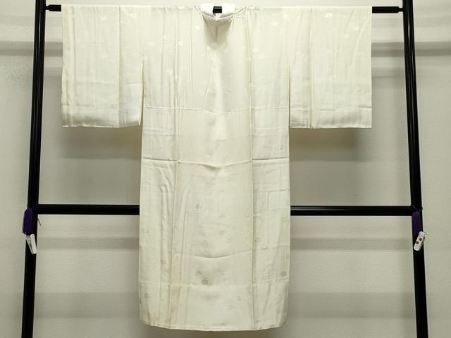 平和屋着物●長襦袢 無双仕立て 作家物 椿地紋 暈し染め 正絹 逸品 未使用 CABC8083gh