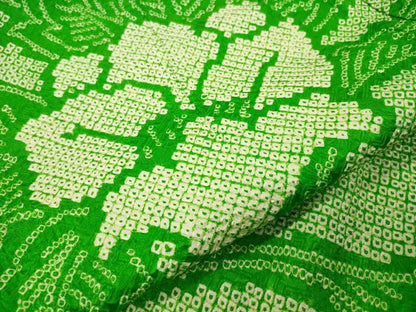 平和屋着物●豪華振袖 総絞り 花唐草文 正絹 逸品 CABC8057gh
