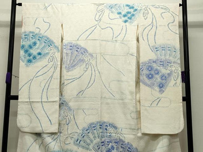 平和屋着物●豪華振袖 総絞り 檜扇花文 正絹 逸品 CABC8124gh