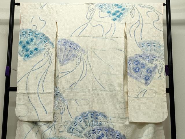 平和屋着物●豪華振袖 総絞り 檜扇花文 正絹 逸品 CABC8124gh