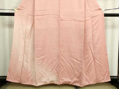 平和屋着物■色留訪問着 鏡裏花文 暈し染め 正絹 逸品 DABC0163sf