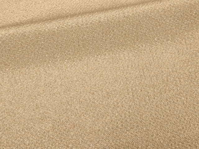 平和屋着物■上質な色無地 霞地紋 焦香色 正絹 逸品 DABC0157sf