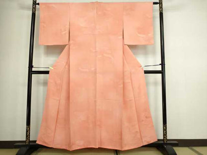 平和屋着物■上質な小紋 地紋起こし 霞文 暈し染め 正絹 逸品 DABC0156sf