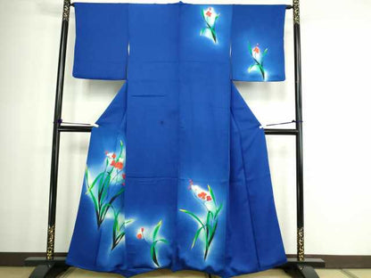 平和屋着物■訪問着 枝梅文 暈し染め 正絹 逸品 DABC0171sf