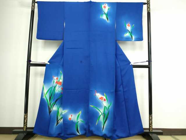 平和屋着物■訪問着 枝梅文 暈し染め 正絹 逸品 DABC0171sf