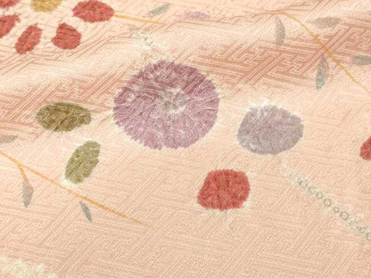 平和屋着物■訪問着 絞り 枝花文 正絹 逸品 DABC0202sf