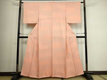 平和屋着物■上質な小紋 舞花文 正絹 逸品 DABC0208sf