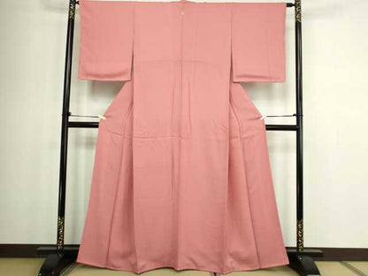 平和屋着物■上質な小紋 草花地紋 正絹 逸品 未使用 DABC0178sf