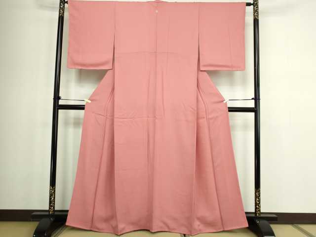 平和屋着物■上質な小紋 草花地紋 正絹 逸品 未使用 DABC0178sf