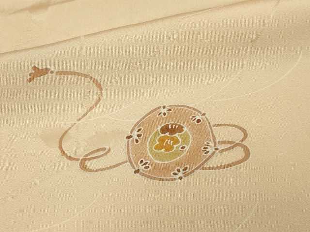 平和屋着物■上質な小紋　花器物文　暈し染め　正絹　逸品　DABC0204sf
