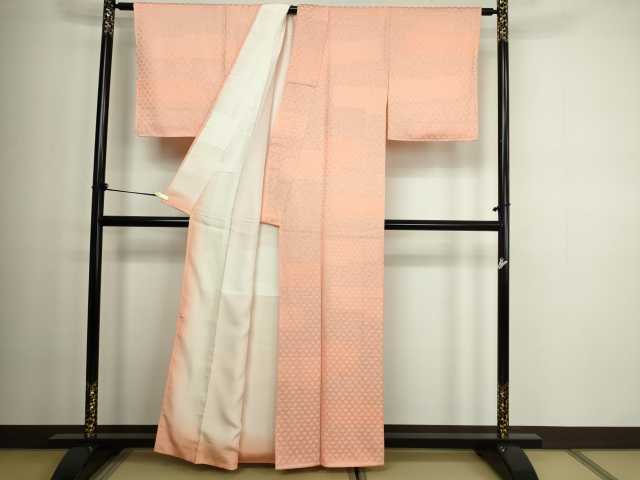 平和屋着物■上質な小紋 舞花文 正絹 逸品 DABC0208sf