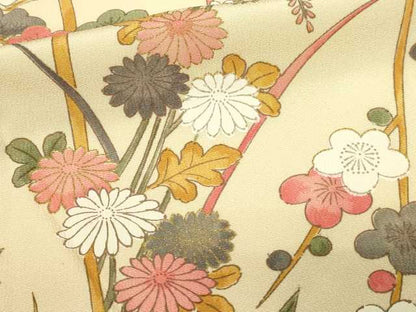 平和屋着物■上質な小紋 松竹梅 正絹 逸品 DABC0233sf