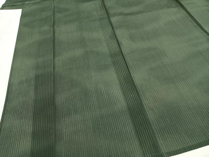 平和屋着物＊夏物 小紋 紗 縞 正絹 逸品 AABF5800fy