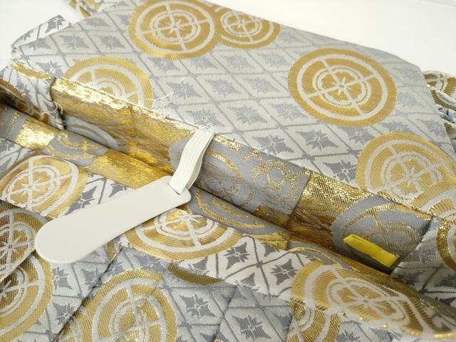 平和屋着物●男性 行灯袴 舞台衣装 花丸文 金糸 洗える着物 AABF9111cs