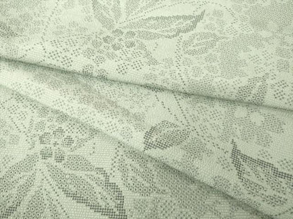 平和屋着物●本塩沢　110亀甲　花蔦草文　正絹　逸品　AABF9010ck