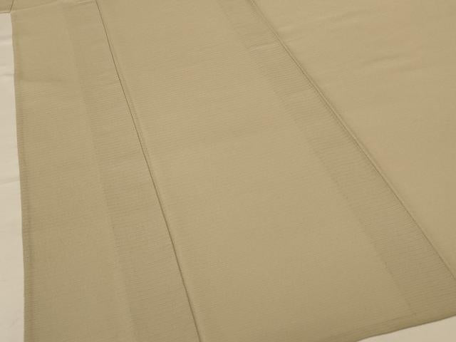 平和屋着物＊夏物 色無地 絽 枯色 洗える着物 AABF6872jd