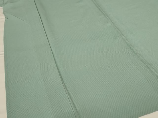 平和屋着物＊夏物 色無地 絽 錆青磁色 正絹 逸品 AABF6906jd