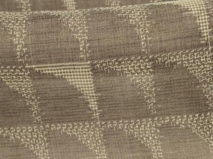 平和屋着物＊夏物 結城紬 夏結城 幾何学文様 高島屋扱い 正絹 逸品 AABF6887jd