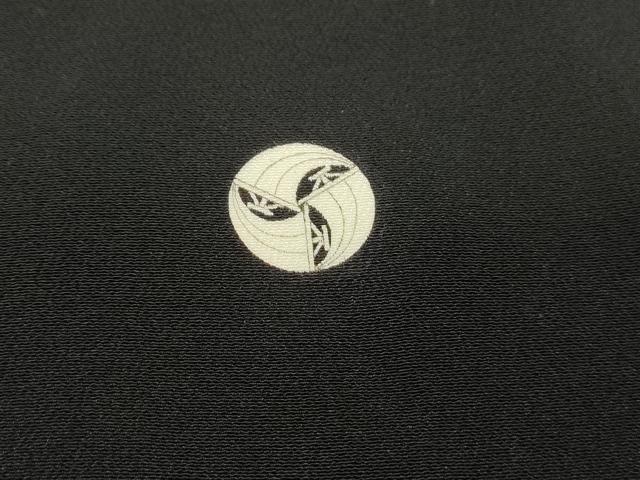平和屋着物■豪華黒留袖　作家物　人物風景文　正絹　逸品　DABC0698qa