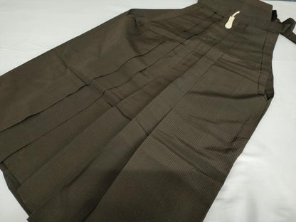 平和屋着物●男性 馬乗り袴 縞 正絹 逸品 AABF9155cs