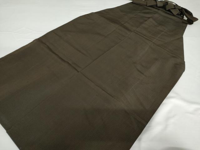平和屋着物●男性 馬乗り袴 縞 正絹 逸品 AABF9155cs