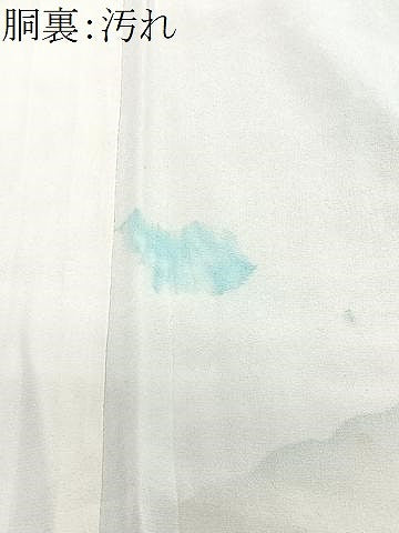 平和屋着物■訪問着 手描き 風景文 暈し染め 正絹 逸品 CABC7395xe