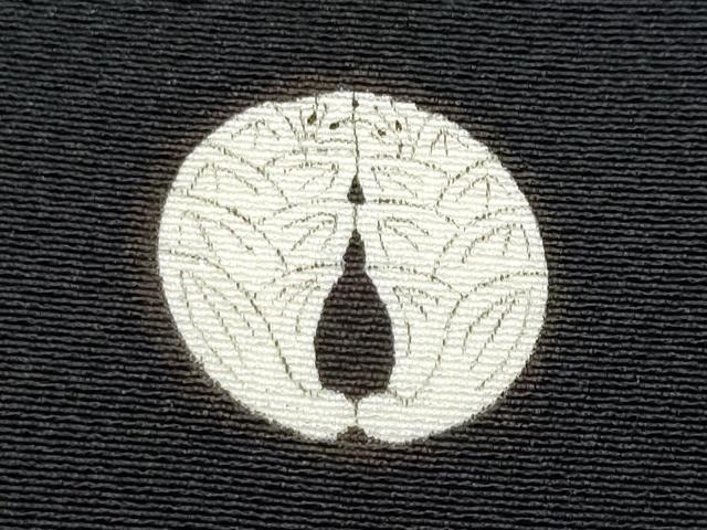 平和屋着物■豪華黒留袖 檜扇花文 金彩 正絹 逸品 CABC8855fb