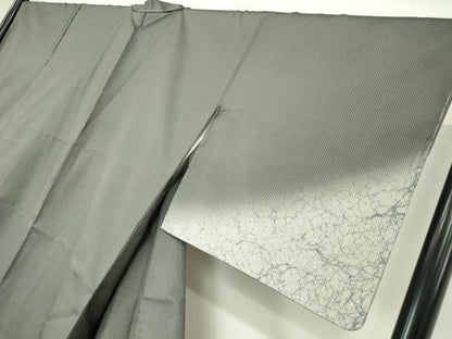平和屋着物●訪問着　本場染大島紬　霞文　さが美扱い　正絹　逸品　未使用　DABA4885az
