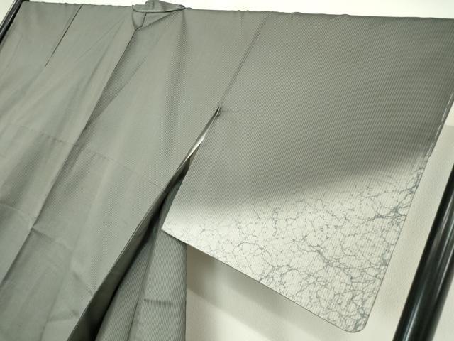 平和屋着物●訪問着　本場染大島紬　霞文　さが美扱い　正絹　逸品　未使用　DABA4885az