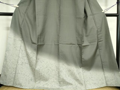 平和屋着物●訪問着　本場染大島紬　霞文　さが美扱い　正絹　逸品　未使用　DABA4885az