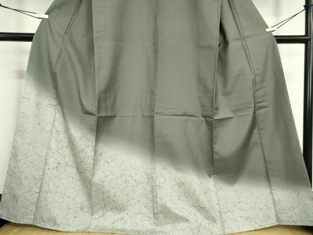 平和屋着物●訪問着　本場染大島紬　霞文　さが美扱い　正絹　逸品　未使用　DABA4885az