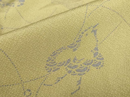 平和屋着物●上質な小紋　千鳥　正絹　逸品　未使用　DABA4924az