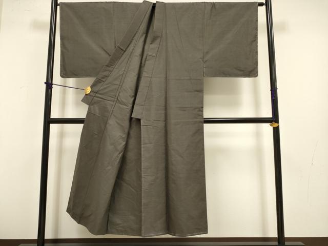 平和屋着物●男性　本場大島紬　アンサンブル　長羽織　絣文様　丸宮織物謹製　証紙付き　正絹　逸品　DABB9681du