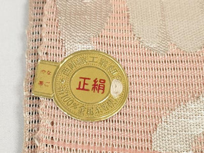 平和屋着物＊夏物 西陣まいづる謹製 名古屋帯 帯反物 桔梗 金銀糸 証紙付き 逸品 未使用 DABC1154zzz