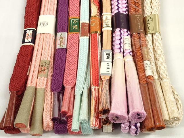 平和屋着物●和装小物 帯締め10本セット 組紐 冠組 めいくやまと 逸品 未使用 DABC1191zzz