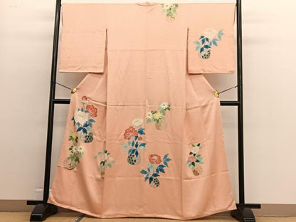 平和屋着物■訪問着 花籠文 金彩 正絹 逸品 BAAW4790hv
