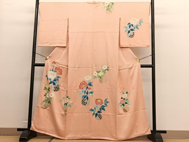 平和屋着物■訪問着 花籠文 金彩 正絹 逸品 BAAW4790hv