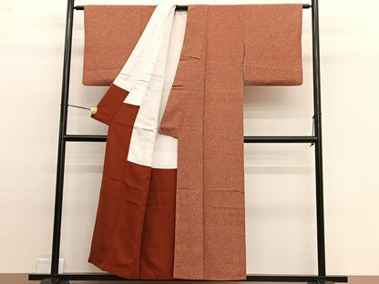 平和屋着物■江戸小紋　鉢梅　正絹　逸品　BAAW4812hv
