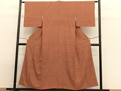 平和屋着物■江戸小紋　鉢梅　正絹　逸品　BAAW4812hv