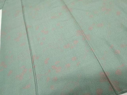 平和屋着物●世界的人形師　辻村寿三郎　ジュサブロー　小紋　花菱文　正絹　逸品　未使用　AABG0311cs