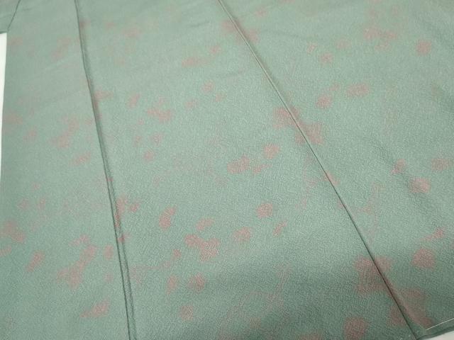 平和屋着物●世界的人形師　辻村寿三郎　ジュサブロー　小紋　花菱文　正絹　逸品　未使用　AABG0311cs