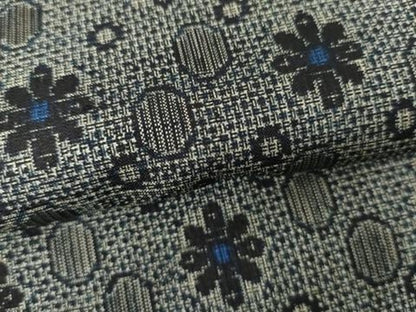 平和屋着物●本場大島紬　割込絣　舞花文　正絹　逸品　AABG0326cs