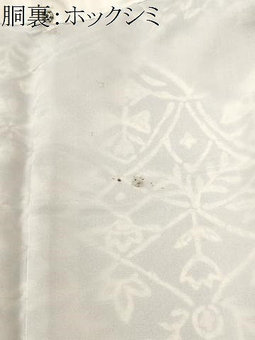平和屋着物■上質な小紋 切嵌草花文 正絹 逸品 CABC6154ev