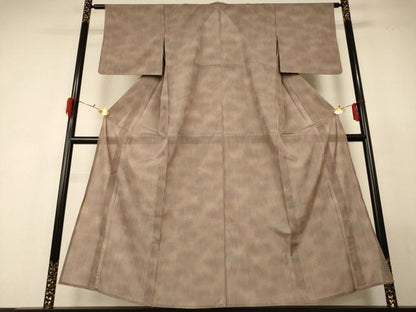 平和屋着物＊夏物 小紋 紗 霞文 正絹 逸品 AABF9486jd